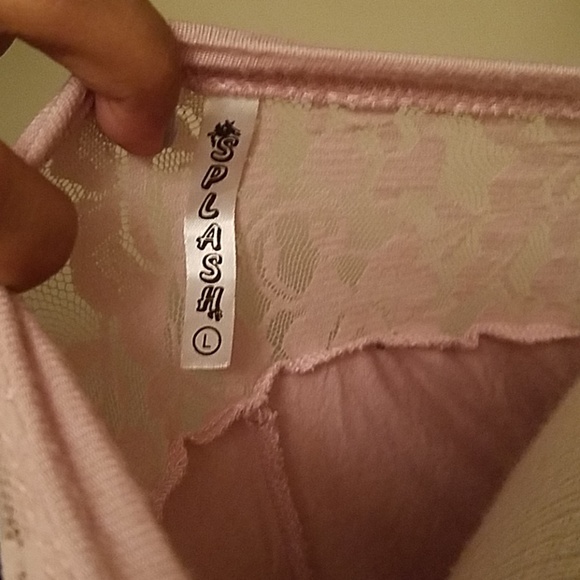 Pink lacy womens top - Picture 4 of 4